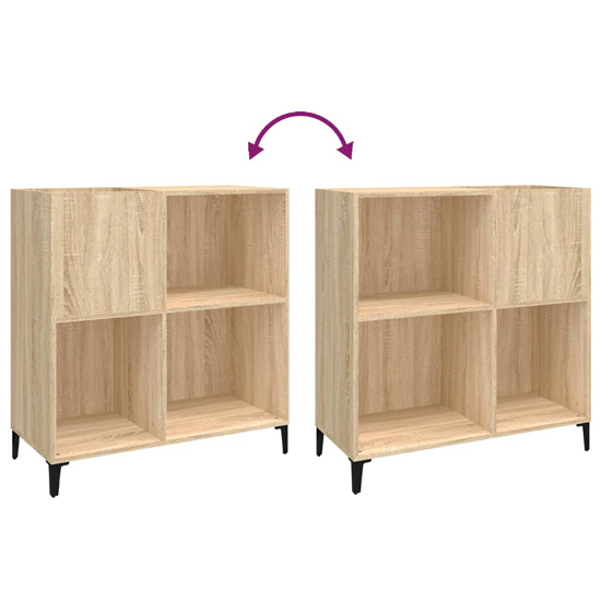 Aero Wooden Shelving Unit In Sonoma Oak