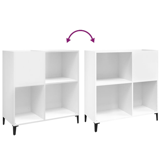 Aero Wooden Shelving Unit In White
