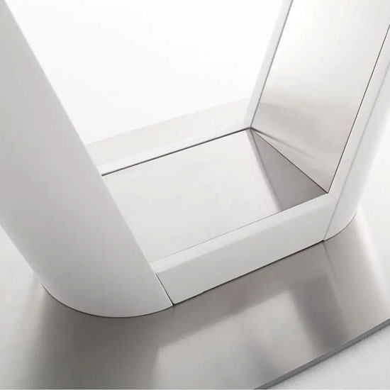Aeron Glass Small Extending Dining Table In Matt White_3