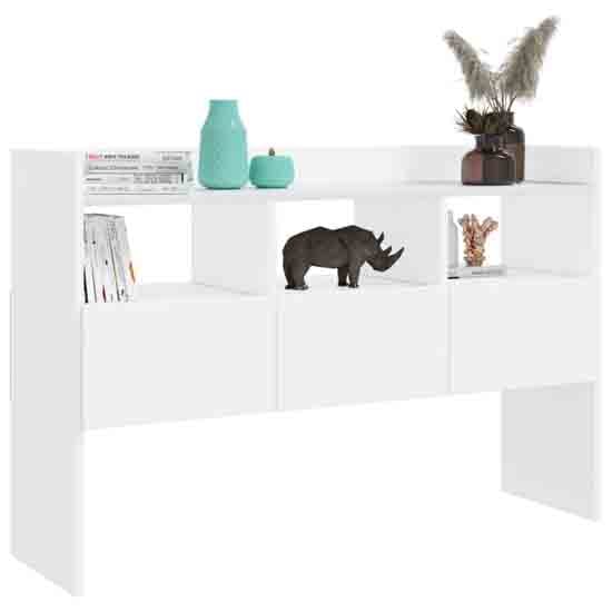 Afton Wooden Console Table With 3 Drawers In White