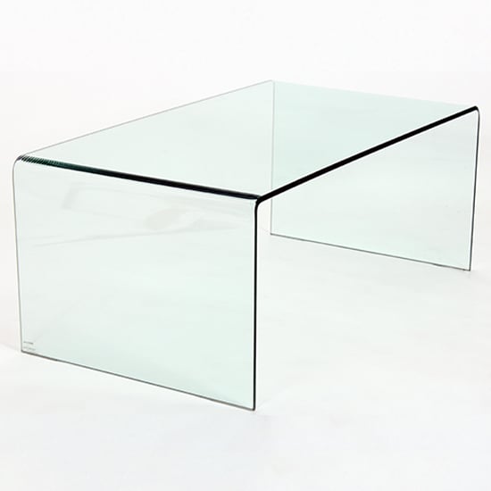 Read more about Afya glass coffee table in clear