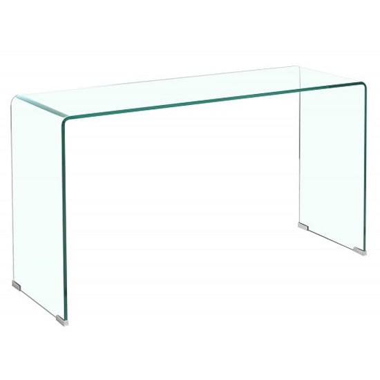 Read more about Afya glass console table in clear
