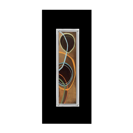 Read more about Agatiyo black 1 wall art frame in multicolor