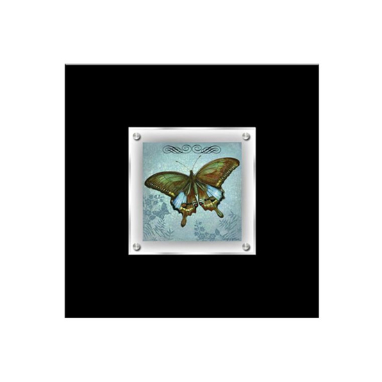 Read more about Agatiyo decorative butterfly 2 wall art frame in multicolor