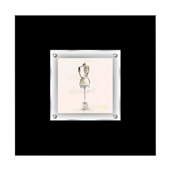 Agatiyo Mannequin Wall Art Frame In Multicolor