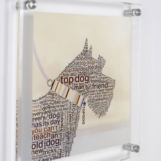 Agatiyo Scottie Wall Art Frame In Multicolor_3