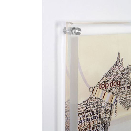 Agatiyo Scottie Wall Art Frame In Multicolor_4