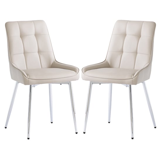 Aggie Stone Faux Leather Dining Chairs In Pair_1