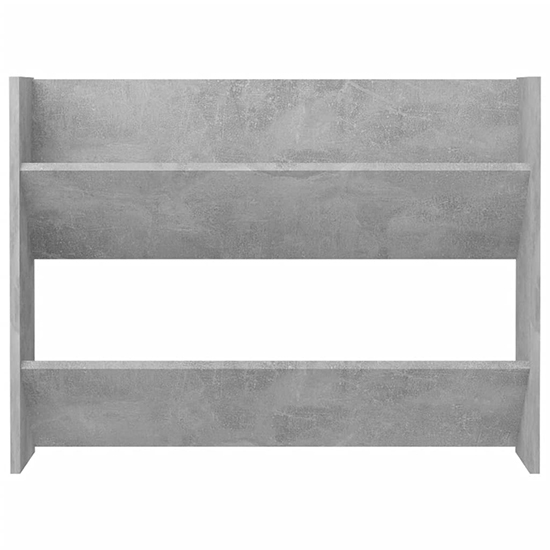 Agim Wooden Shoe Storage Rack With 4 Shelves In Concrete Effect