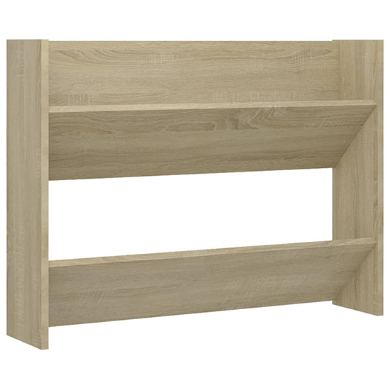 Agim Wooden Shoe Storage Rack With 4 Shelves In Sonoma Oak