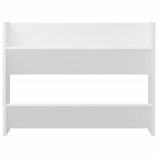 Agim Wooden Shoe Storage Rack With 4 Shelves In White
