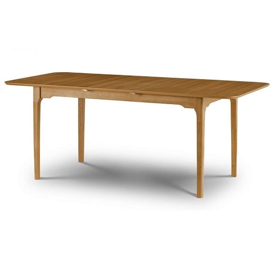 Lithium Wooden Extending Dining Table In Oak Sheen Lacquer_2