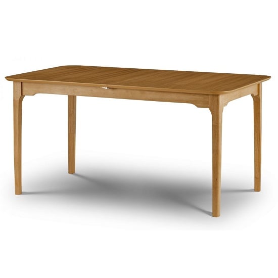 Ichigo Wooden Extending Dining Table In Oak Sheen Lacquer