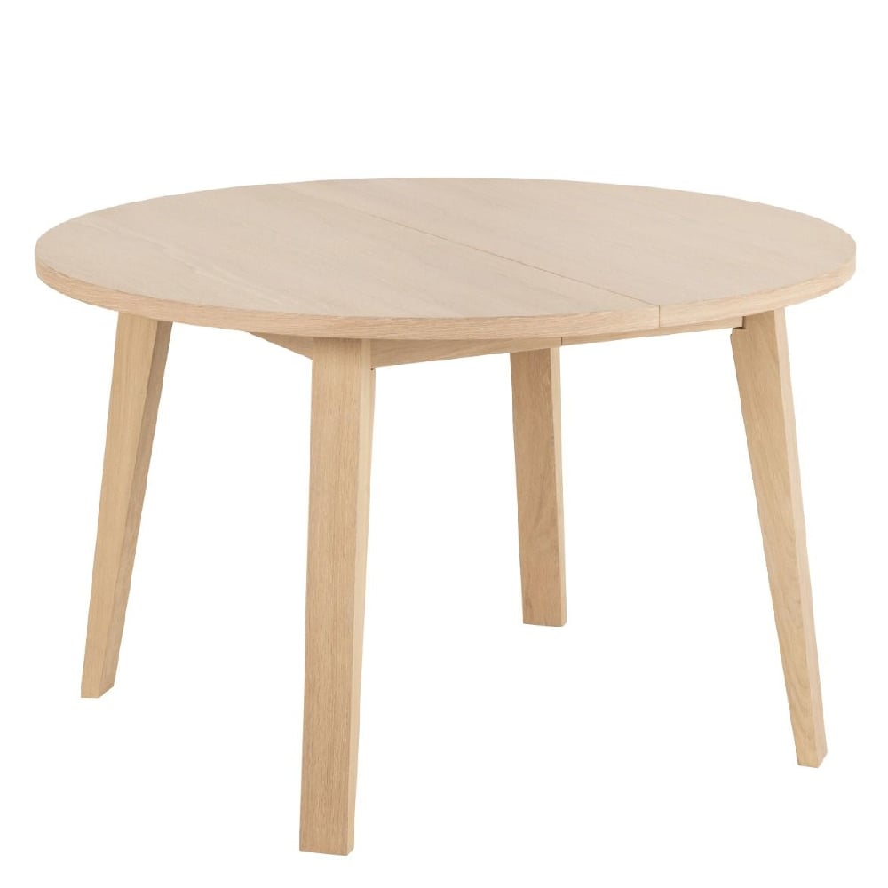 Read more about Agnano wooden coffee table round in white oak