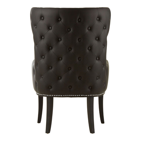 Agoront Natural Fabric Bedroom Chair With Black Leather Back