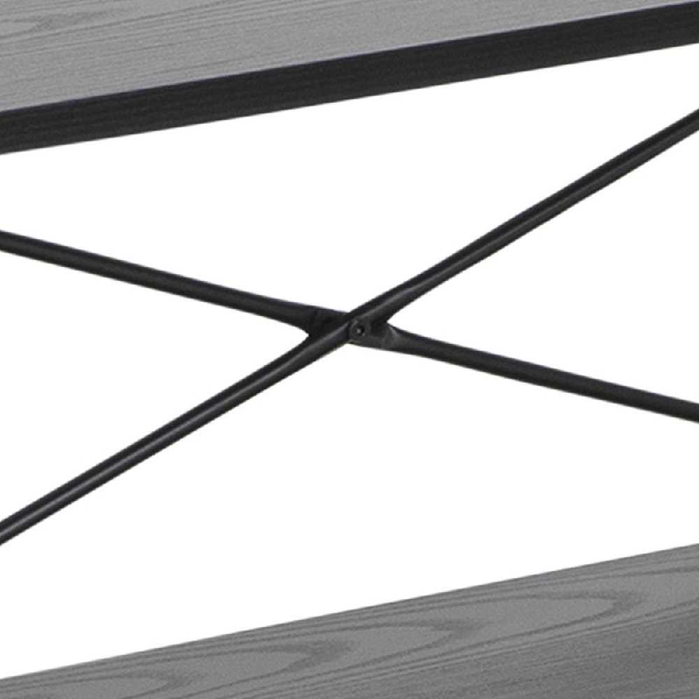 Agoura Wooden Bookcase With 5 Shelves In Black