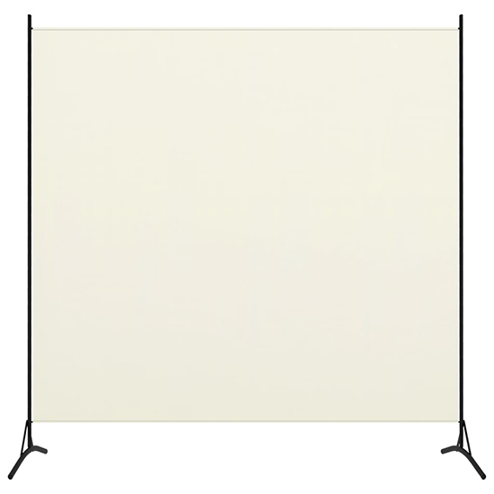 Agrippa Fabric 1 Panel 175cm x 180cm Room Divider In White
