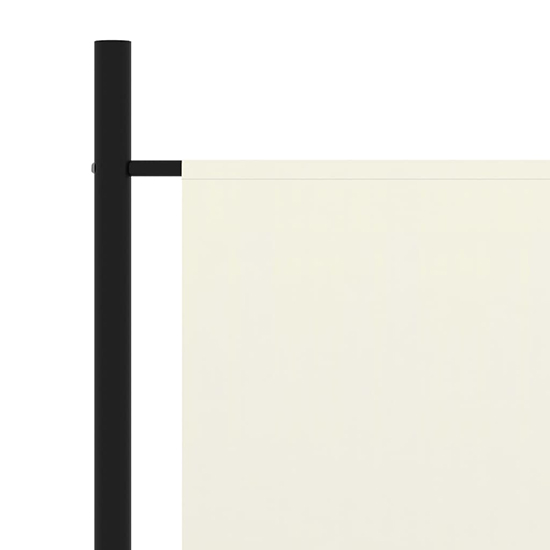 Agrippa Fabric 1 Panel 175cm x 180cm Room Divider In White