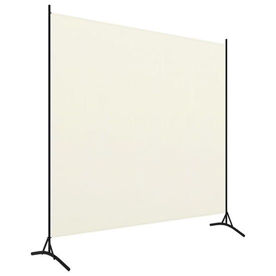 Agrippa Fabric 1 Panel 175cm x 180cm Room Divider In White