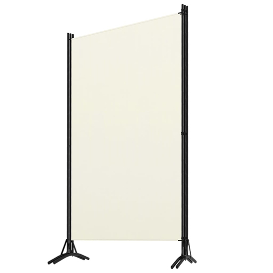Agrippa Fabric 3 Panels 260cm x 180cm Room Divider In White