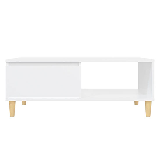 Agron Wooden Coffee Table With 1 Door In White_4