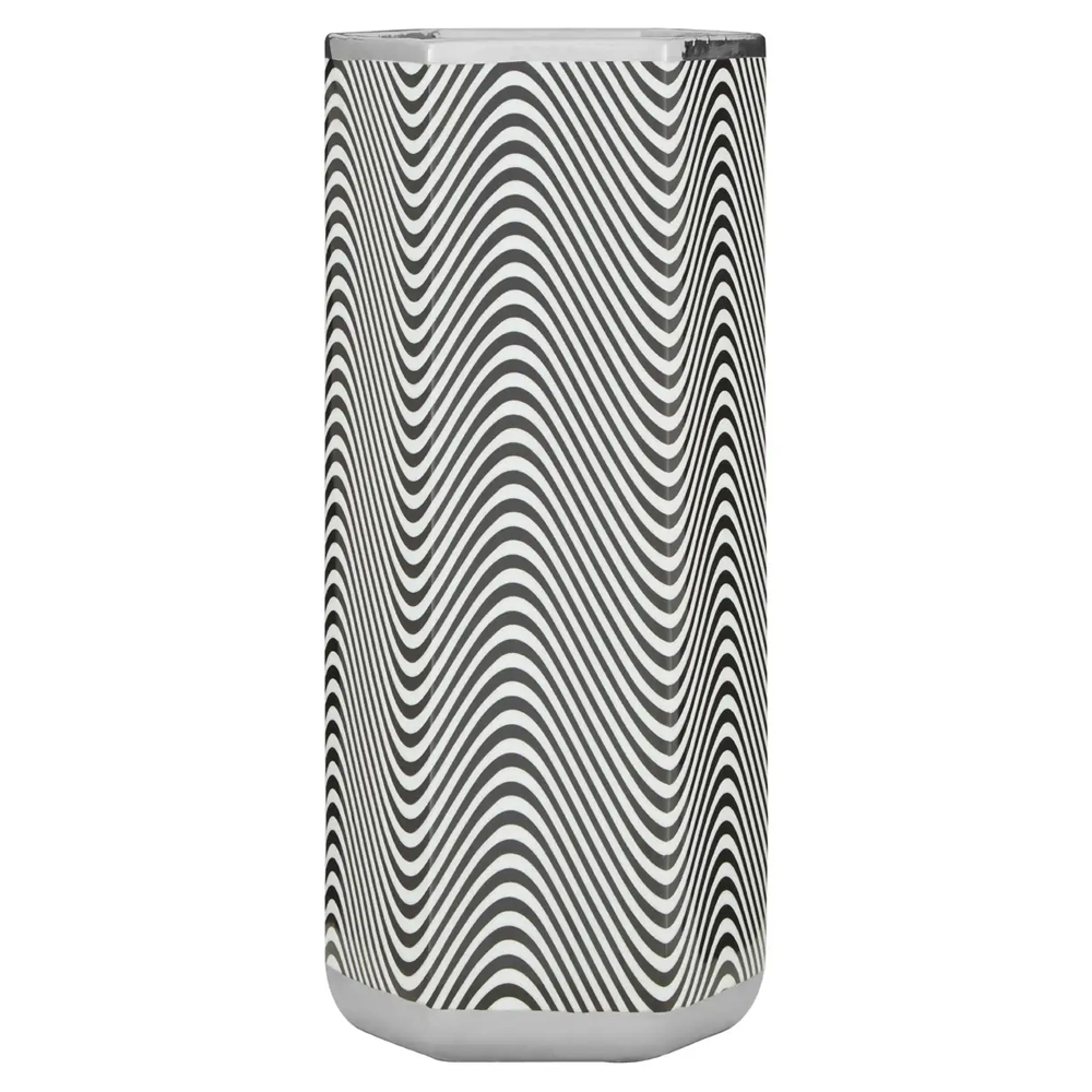 Aiken Ceramic Umbrella Stand In Black And White