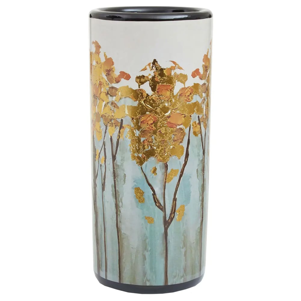 Aiken Stoneware Umbrella Stand In Multicolored