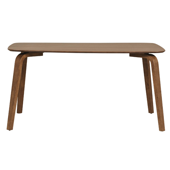 Aiken Wooden Dining Table Rectangular In Walnut
