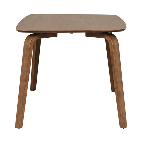 Aiken Wooden Dining Table Rectangular In Walnut