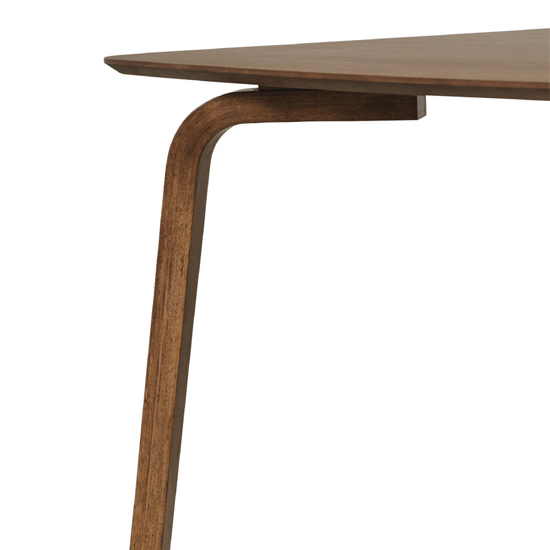 Aiken Wooden Dining Table Rectangular In Walnut