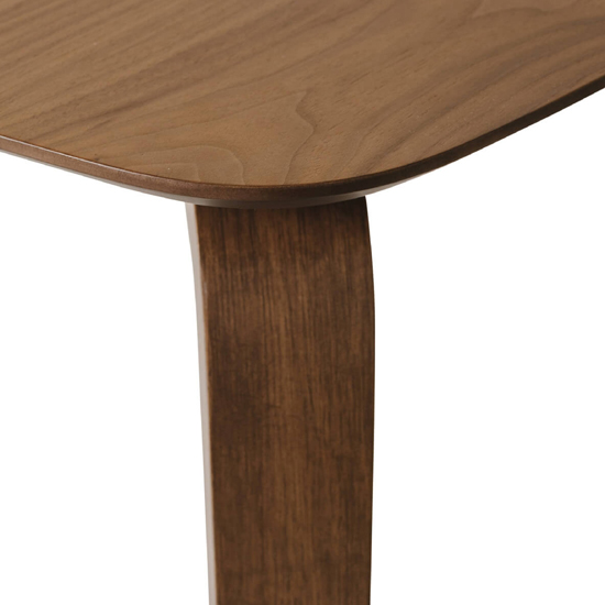 Aiken Wooden Dining Table Rectangular In Walnut