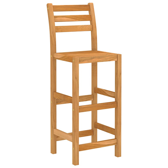 Ailsa Outdoor Wooden Bar Table With 4 Stools In Acacia