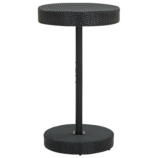 Aimee Outdoor Poly Rattan Bar Table With 2 Stools In Black_3