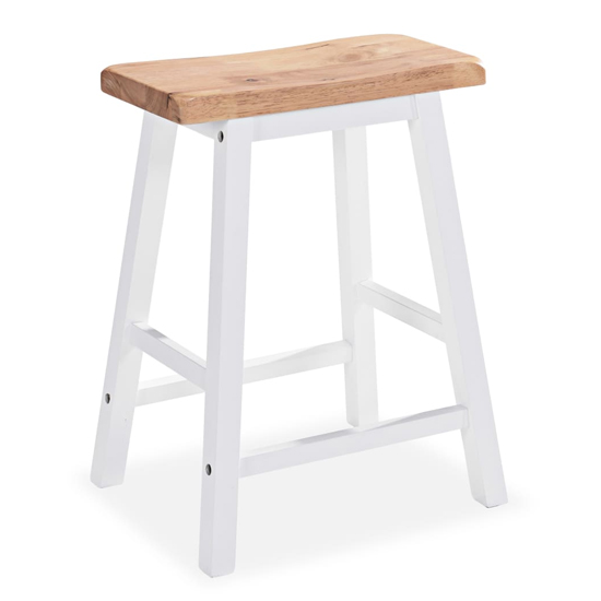 Ainhoa Wooden Bar Table With 2 Bar Stools In Natural And White_4