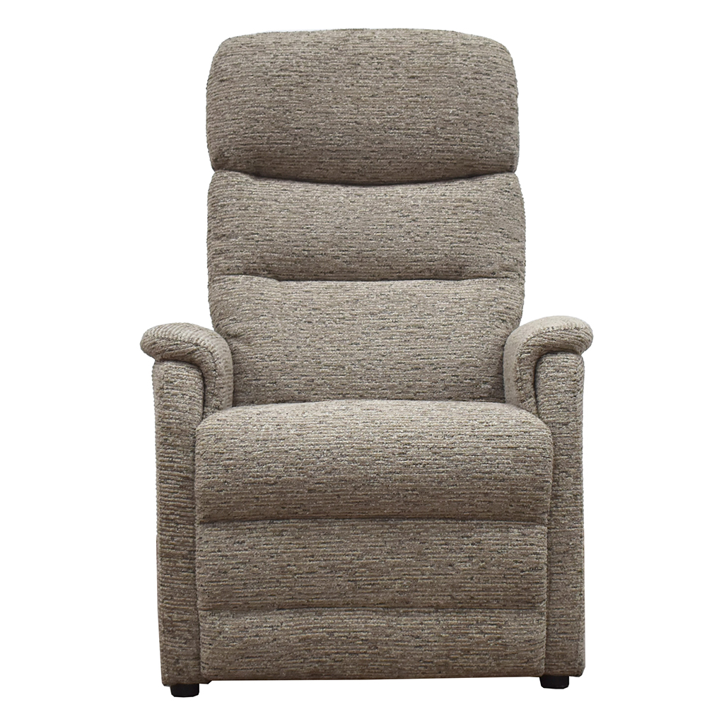Ainsley Fabric 1 Seater Sofa in Mocha