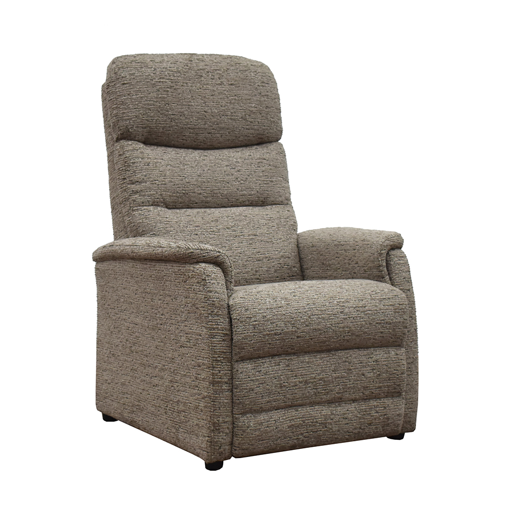 Ainsley Fabric 1 Seater Sofa in Mocha