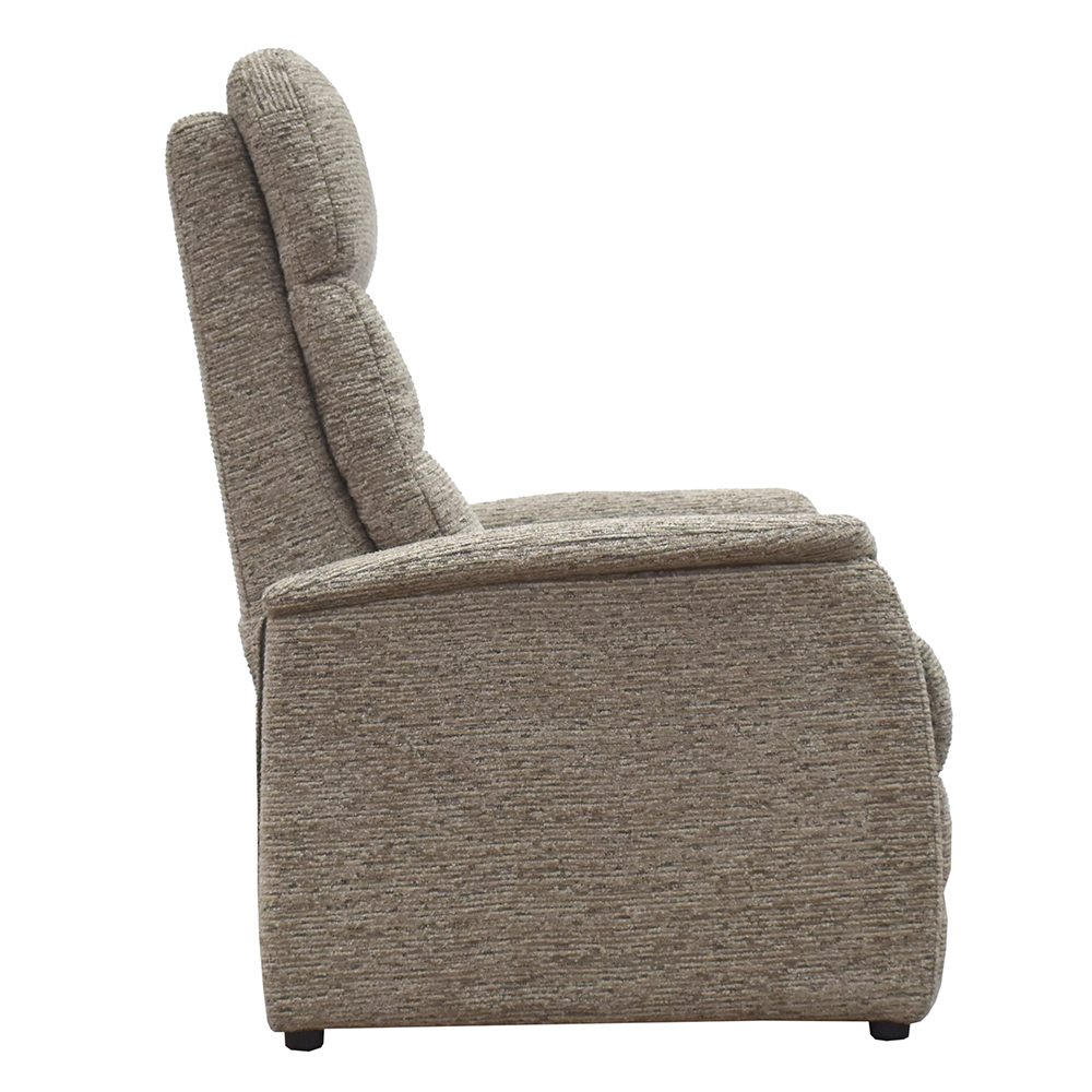 Ainsley Fabric 1 Seater Sofa in Mocha