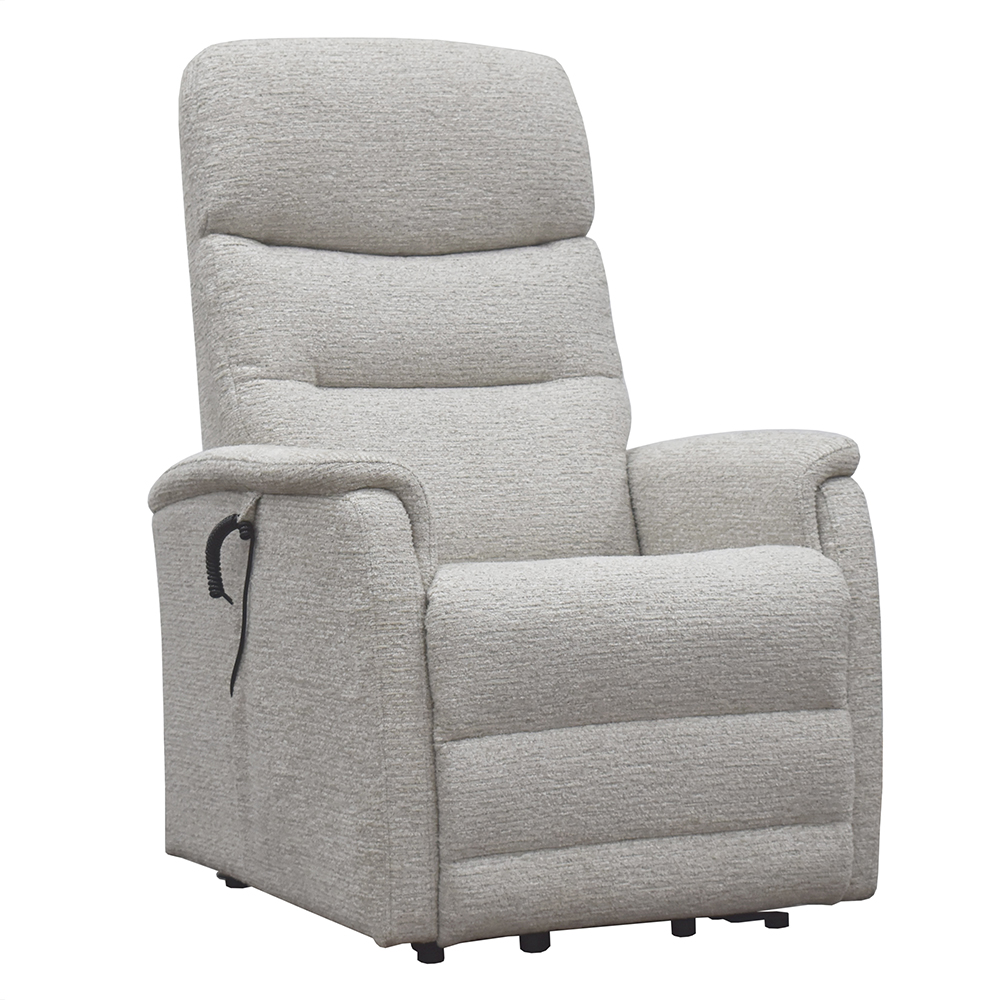 Ainsley Fabric 1 Seater Sofa in Natural
