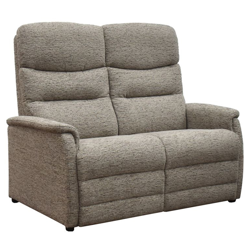 Ainsley Fabric 2 Seater Sofa in Mocha