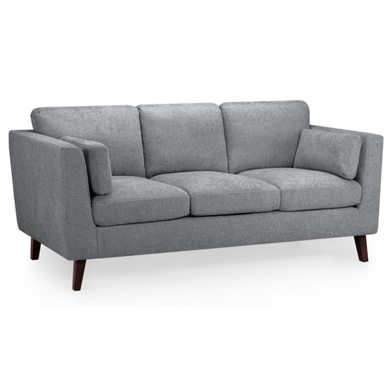 Product photograph of Airdrie Fabric 3 Seater Sofa In Grey from Furniture in Fashion