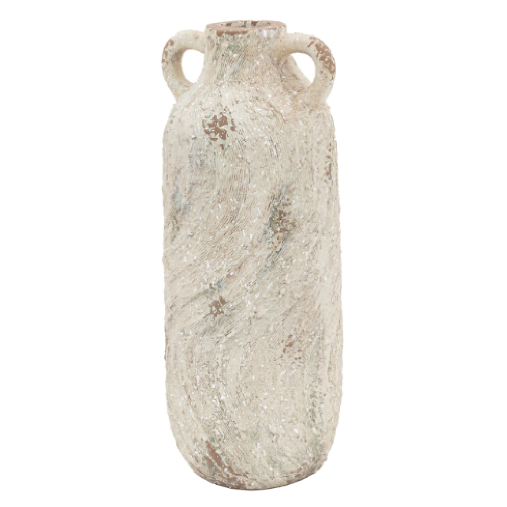 Airdrie Large Magnesium Decorative Vase In Stone