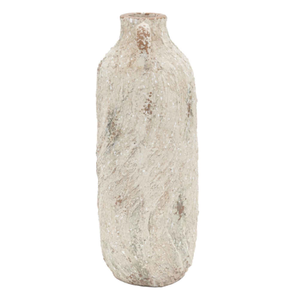 Airdrie Large Magnesium Decorative Vase In Stone