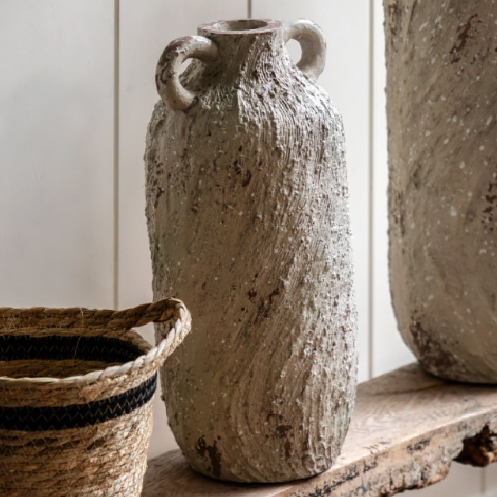Airdrie Small Magnesium Decorative Vase In Stone