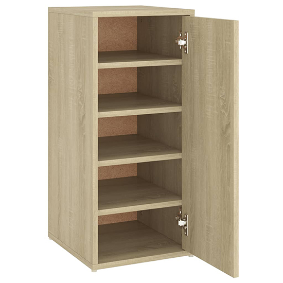 Airell Shoe Storage Cabinet With 5 Shelves In Sonoma Oak