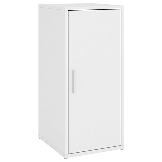 Airell Wooden Shoe Storage Cabinet With 5 Shelves In White