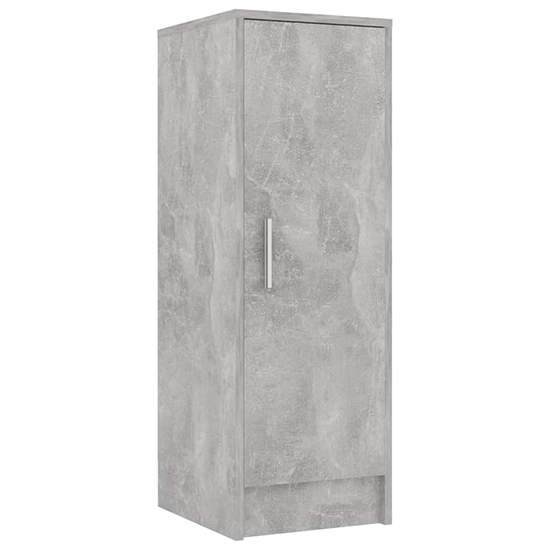 Airell Shoe Storage Cabinet With 6 Shelves In Concrete Effect