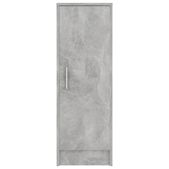 Airell Shoe Storage Cabinet With 6 Shelves In Concrete Effect