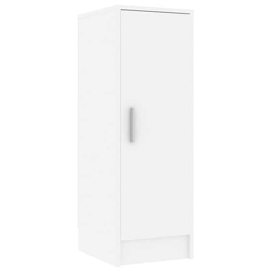 Airell Wooden Shoe Storage Cabinet With 6 Shelves In White