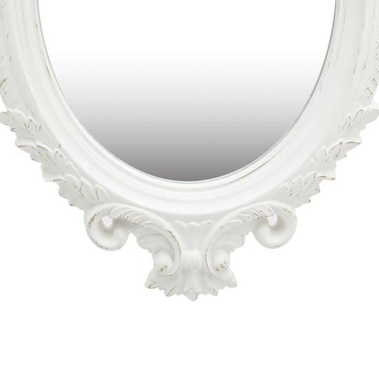 Airlia Castle Style Wall Mirror In White