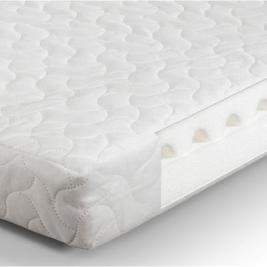 Photo of Abene pu foam cotbed double mattress in white